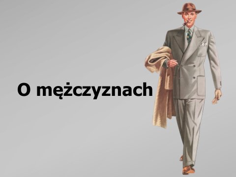 Elegancki mężczyzna, dżentelmen